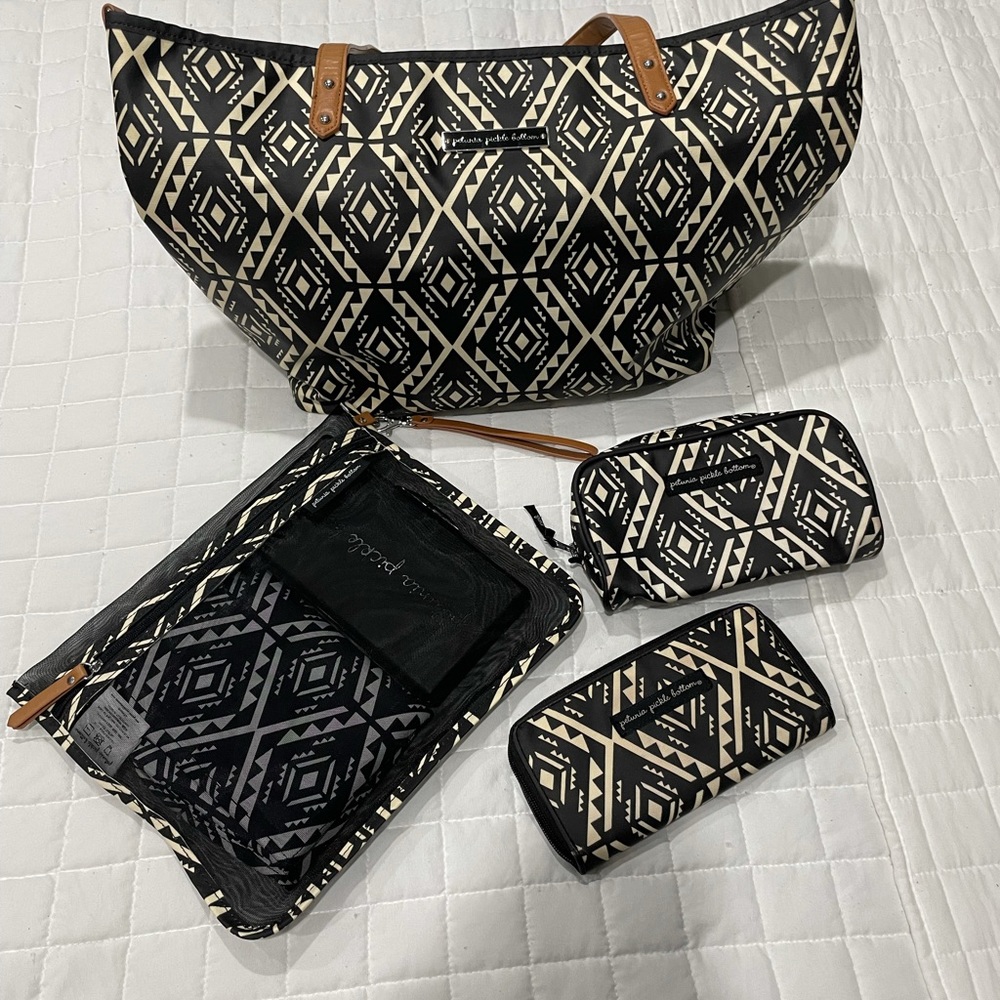 Petunia pickle bottom secrets of Salvador tote